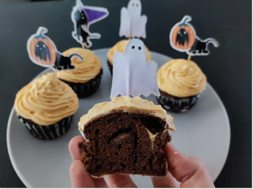 Halloween-i muffin